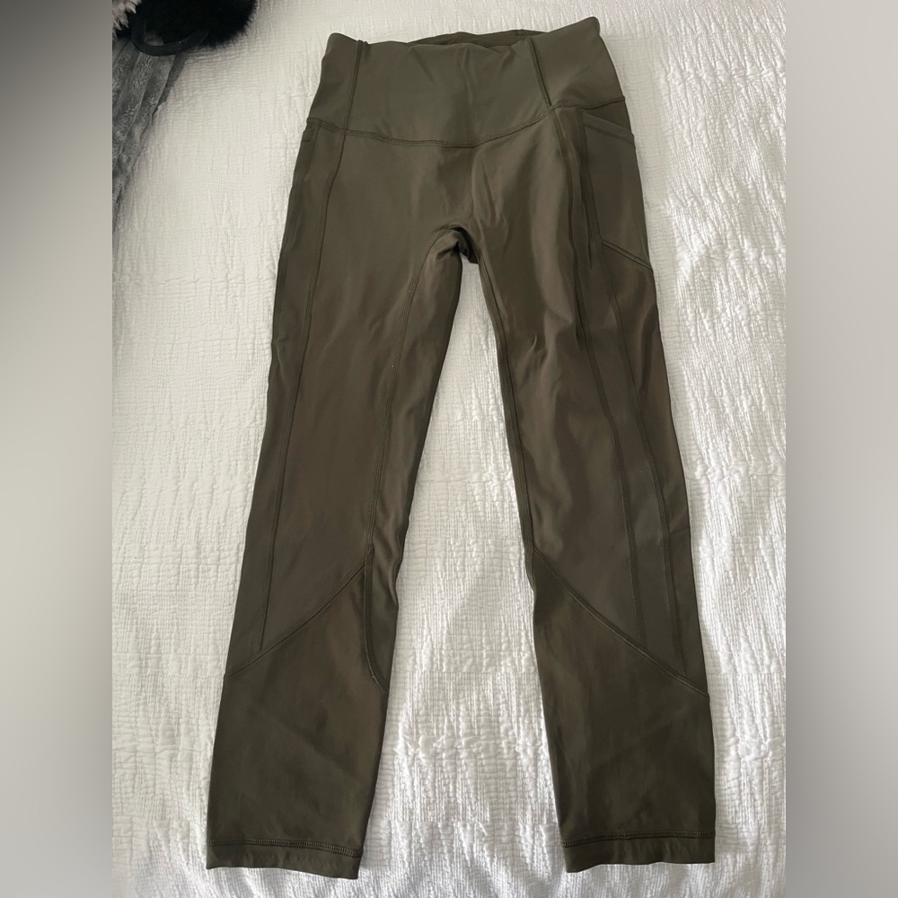 Lululemon Athletica Dark Green Leggings